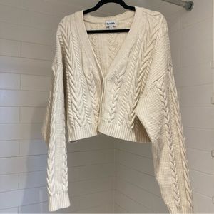 Aritzia Sunday Best cooper cardigan, merino wool cropped cardigan